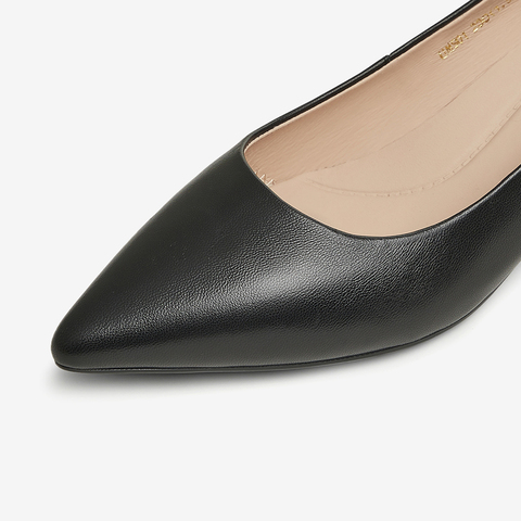 TATA/他她2025春商场同款时尚休闲中高跟单鞋女新款UMS01AQ5