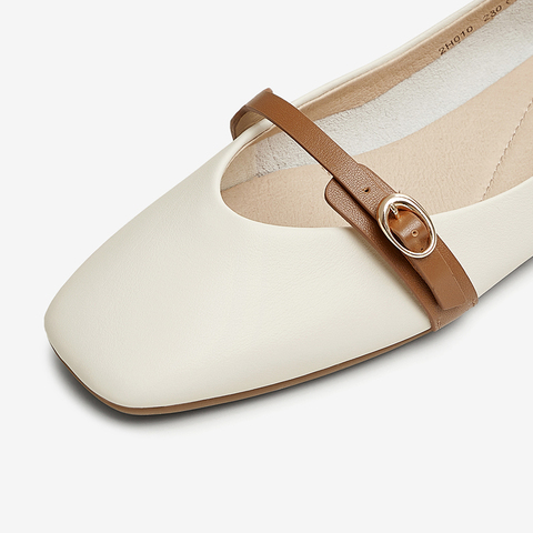 TATA/他她2025春商场同款浅口女气质玛丽珍鞋新款2H010AQ5