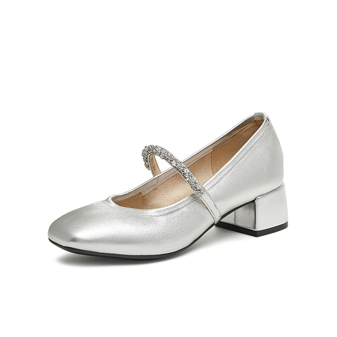 TATA/他她2025春商场同款女时尚气质玛丽珍鞋新款7AC13AQ5