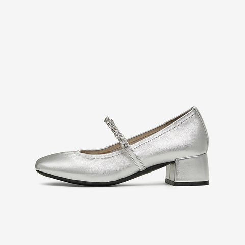 TATA/他她2025春商场同款女时尚气质玛丽珍鞋新款7AC13AQ5