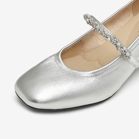 TATA/他她2025春商场同款女时尚气质玛丽珍鞋新款7AC13AQ5