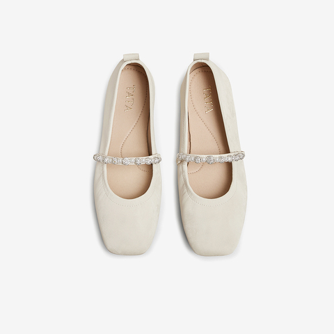 TATA/他她2025春时尚休闲玛丽珍鞋女新款2H0B6AQ5