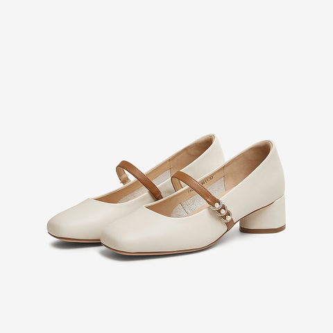 TATA/他她2025春商场同款时尚休闲玛丽珍女新款7AC09AQ5