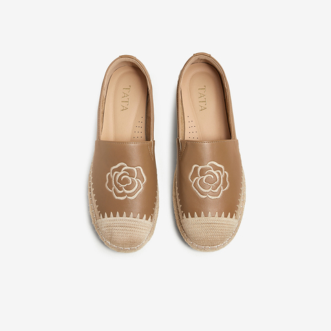 TATA/他她2025春时尚休闲渔夫鞋女新款UMK01AA5