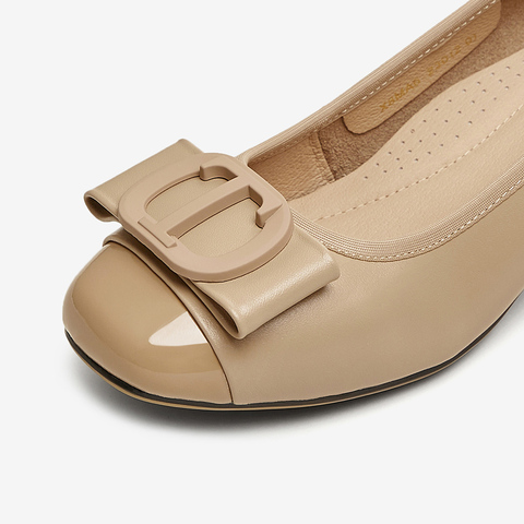 TATA/他她2025春商场同款时尚休闲中高跟单鞋女新款X8MA6AQ5