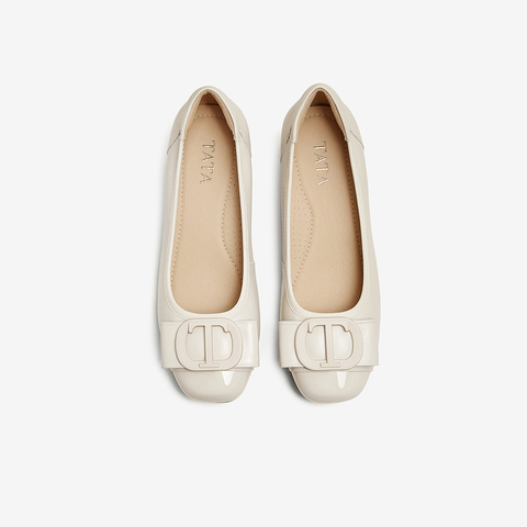 TATA/他她2025春商场同款时尚休闲中高跟单鞋女新款X8MA6AQ5