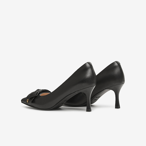 TATA/他她2025春商场同款时尚休闲中高跟单鞋女新款XMR01AQ5