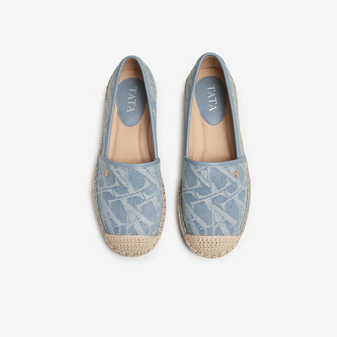 TATA/他她2025春商场同款时尚休闲渔夫鞋女新款7E320AA5