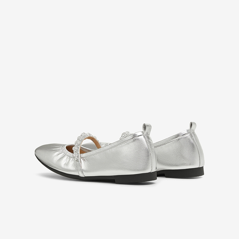 TATA/他她2025春时尚休闲玛丽珍鞋女新款2H0B6AQ5