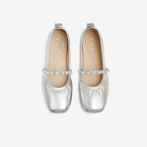 TATA/他她2025春时尚休闲玛丽珍鞋女新款2H0B6AQ5