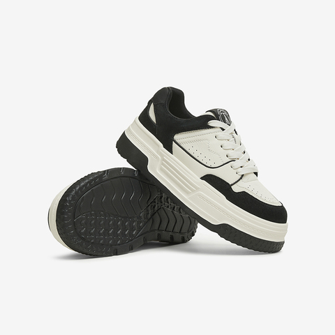 TATA/他她2025春商场同款时尚休闲板鞋女新款SND01AM5