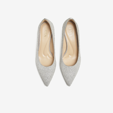 TATA/他她2025春商场同款时尚气质女单鞋新款7DDA2AQ5