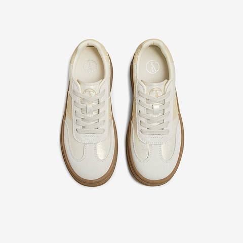 TATA/他她2025春商场同款时尚休闲女德训鞋新款CXD01AM5