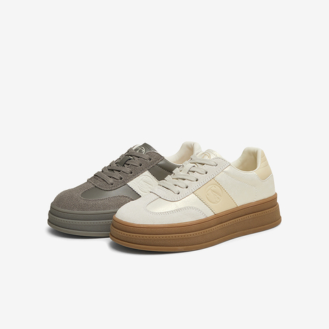 TATA/他她2025春商场同款时尚休闲女德训鞋新款CXD01AM5