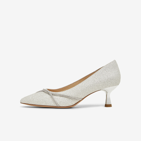 TATA/他她2025春商场同款时尚休闲中高跟单鞋女新款7QT08AQ5