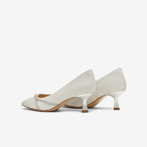 TATA/他她2025春商场同款时尚休闲中高跟单鞋女新款7QT08AQ5