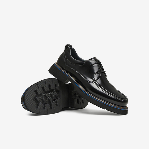 TATA/他她2025春时尚休闲圆头男皮鞋新款OEG01AM5