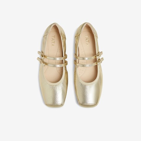 TATA/他她2025春浅口女气质玛丽珍鞋新款CZQ01AQ5