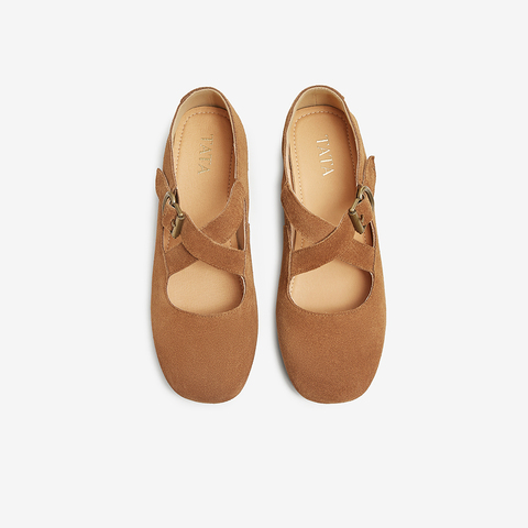 TATA/他她2025春时尚休闲玛丽珍鞋女新款CW401AQ5