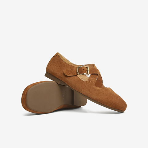 TATA/他她2025春时尚休闲玛丽珍鞋女新款CW401AQ5