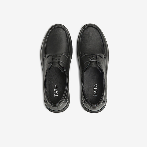 TATA/他她2025春商场同款简约时尚休闲皮鞋男新款VMP02AM5