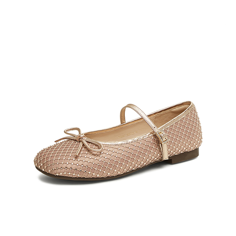 TATA/他她2025春时尚气质玛丽珍鞋女新款JPL01AQ5