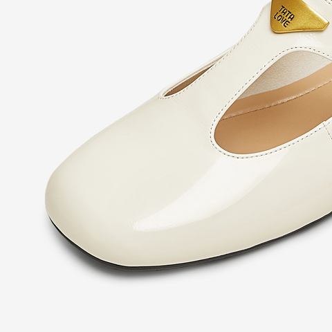 TATA/他她2025春商场同款简约气质女玛丽珍鞋新款7H020AA5