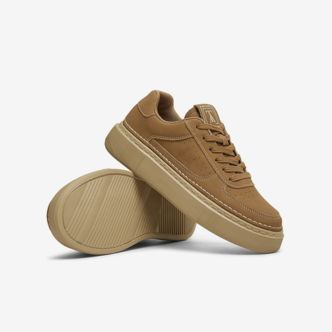 TATA/他她2025春商场同款休闲男士简约百搭板鞋新款PDY01AM5