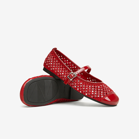 TATA/他她2025春时尚浅口玛丽珍鞋女新款CU501AQ5