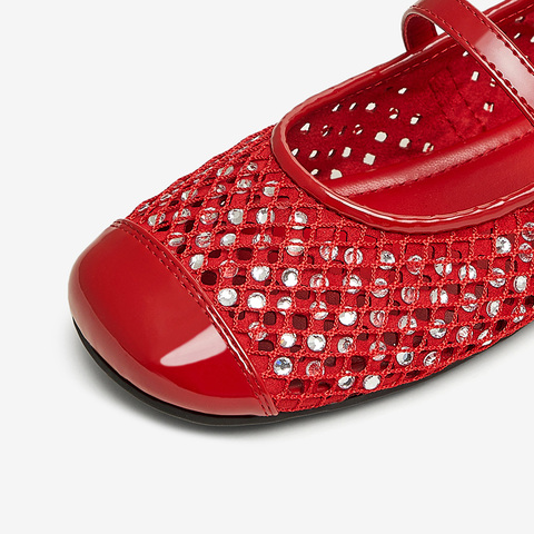 TATA/他她2025春时尚浅口玛丽珍鞋女新款CU501AQ5