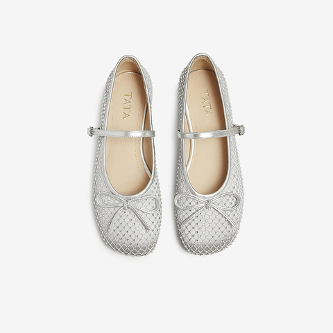 TATA/他她2025春时尚气质玛丽珍鞋女新款JPL01AQ5