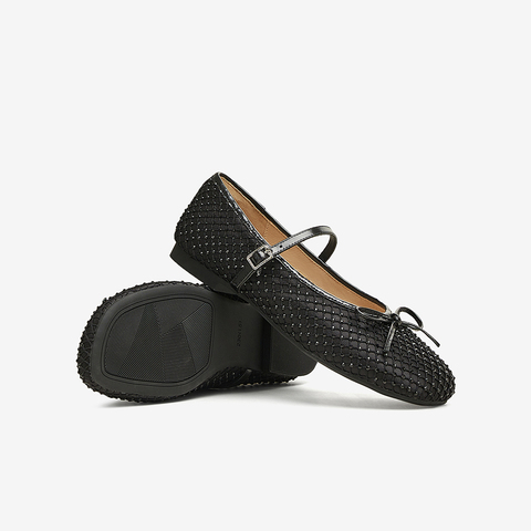 TATA/他她2025春时尚气质玛丽珍鞋女新款JPL01AQ5