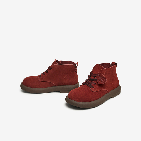 TATA他她2025春商场同款新时尚女靴软皮勃肯鞋短靴CGY02AM5