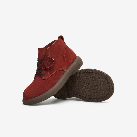 TATA他她2025春商场同款新时尚女靴软皮勃肯鞋短靴CGY02AM5