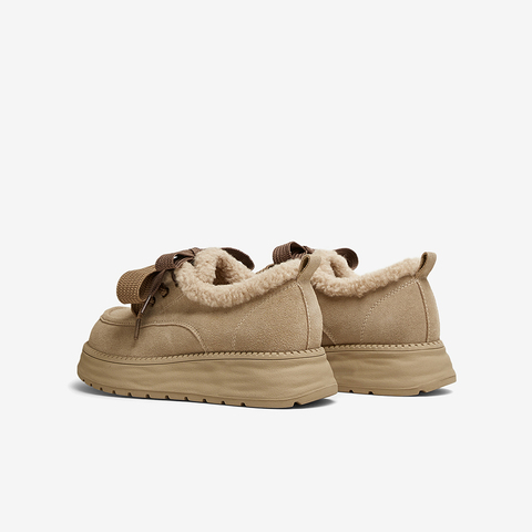 TATA/他她2025春商场同款时尚休闲毛毛单鞋女新款CYY02AM5