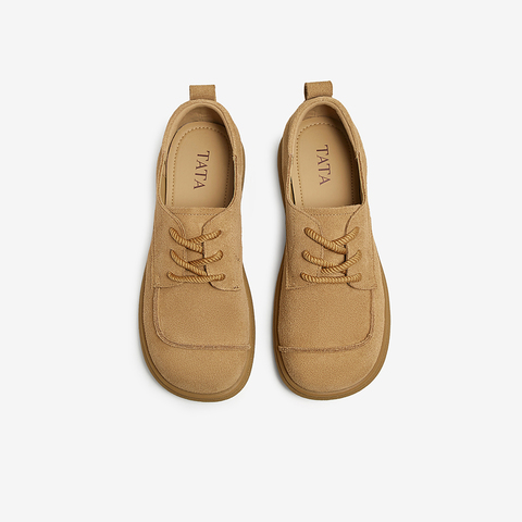 TATA/他她2025春勃肯鞋女外穿时尚休闲鞋新款CU301AM5