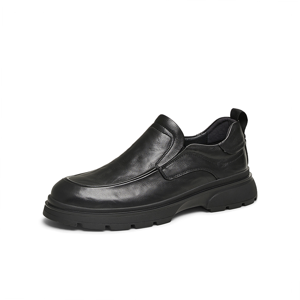 TATA/他她2025春商场同款时尚休闲厚底男皮鞋新款TFV01AM5