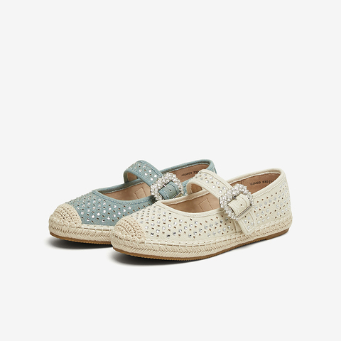 TATA/他她2025春商场同款时尚休闲女渔夫鞋女新款CU403AQ5