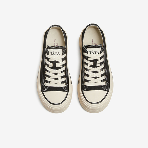 TATA/他她2025春厚底女经典休闲百搭板鞋新款WP801AM5