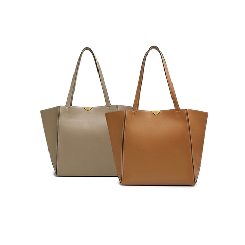 TATA/他她2025春商场同款简约通勤托特包女新款X3474AX5