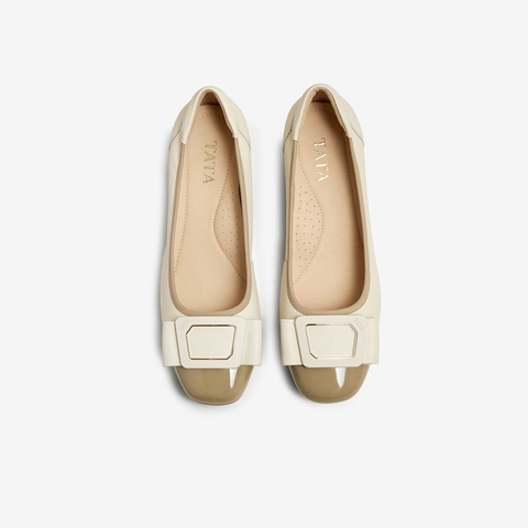 TATA/他她2025春商场同款时尚简约浅口女单鞋新款URG01AQ5