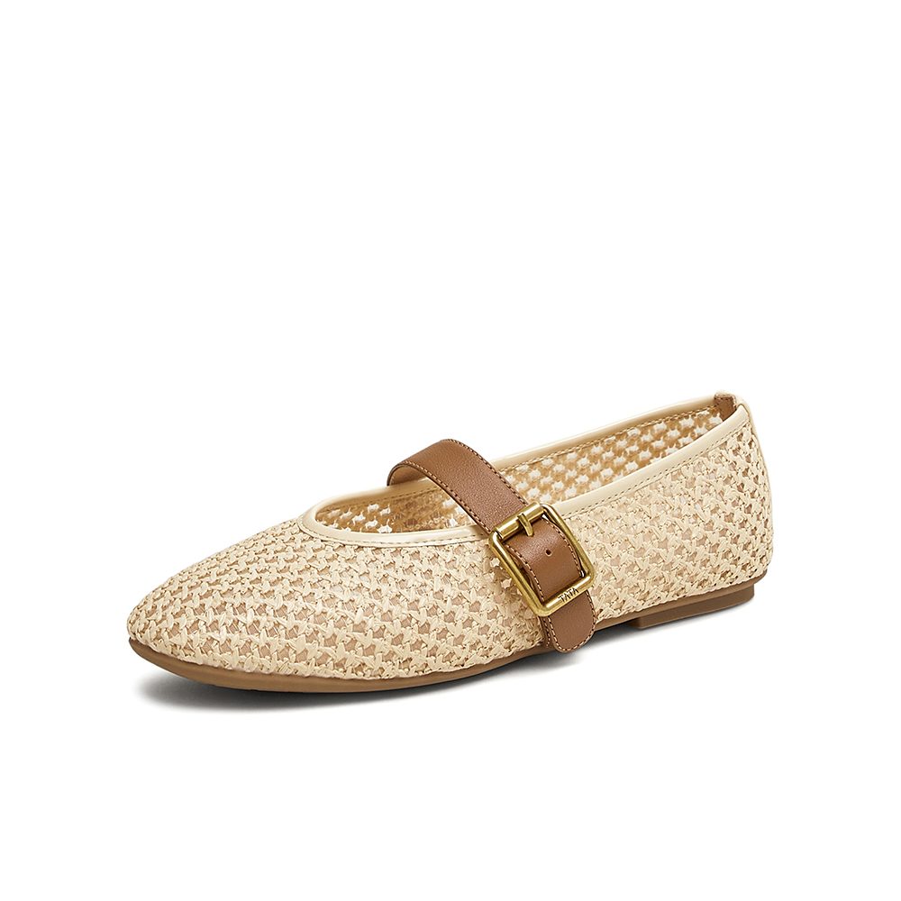 TATA/他她2025夏商场同款浅口女气质玛丽珍鞋新款YQR01BQ5