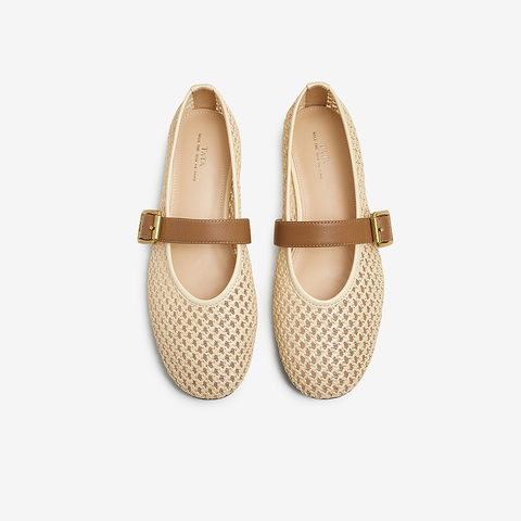 TATA/他她2025夏商场同款浅口女气质玛丽珍鞋新款YQR01BQ5