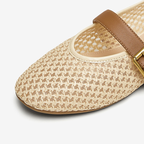 TATA/他她2025夏商场同款浅口女气质玛丽珍鞋新款YQR01BQ5