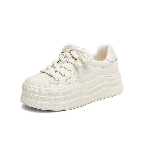 TATA/他她2025春商场同款运动时尚休闲女板鞋新款CT901AM5