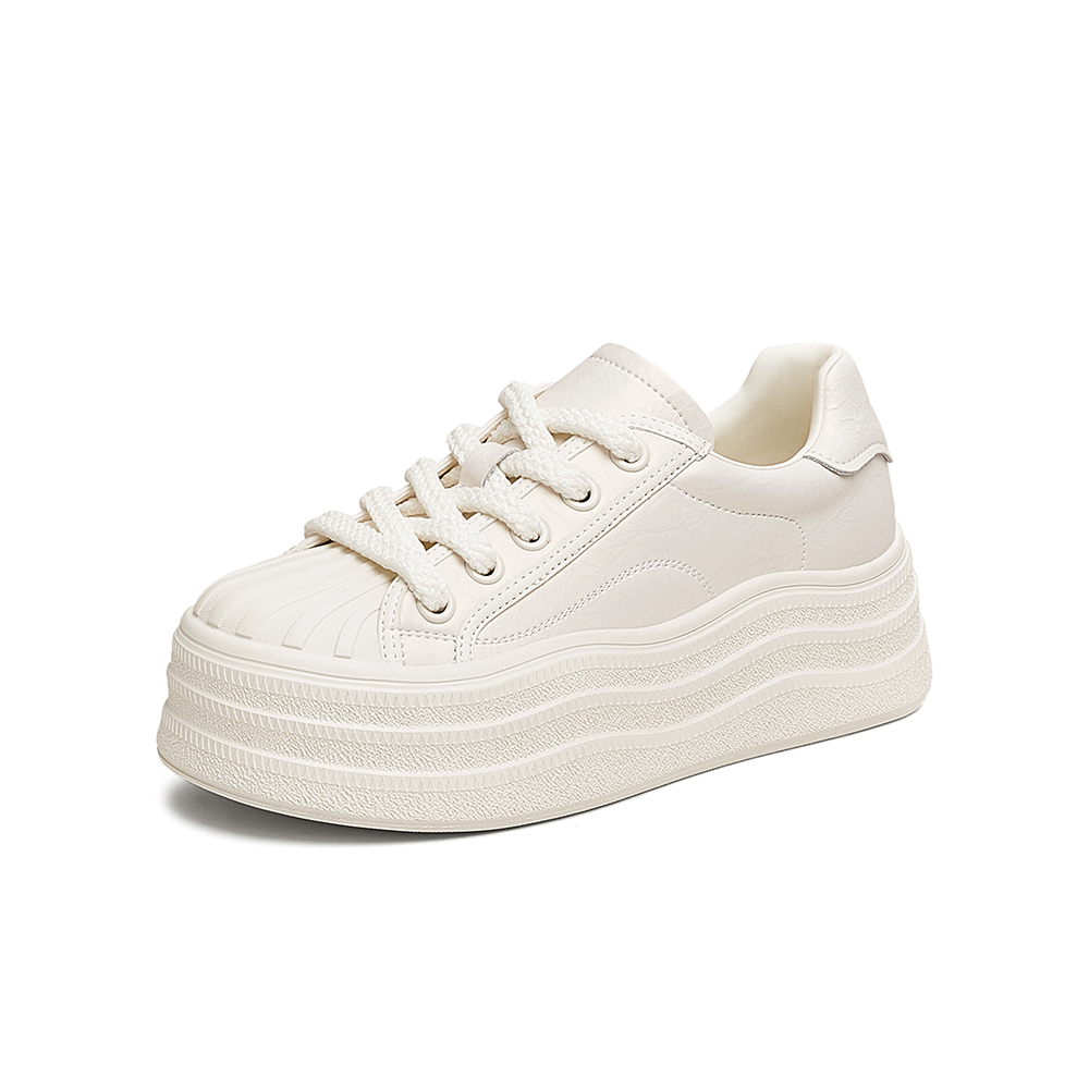 TATA/他她2025春商场同款运动时尚休闲女板鞋新款CT901AM5