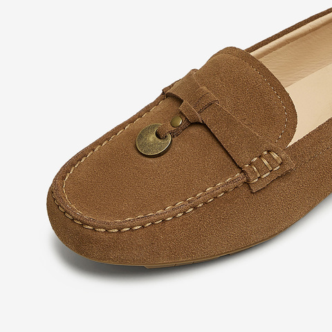 TATA/他她2025春商场同款时尚简约女乐福鞋新款CXV01AA5