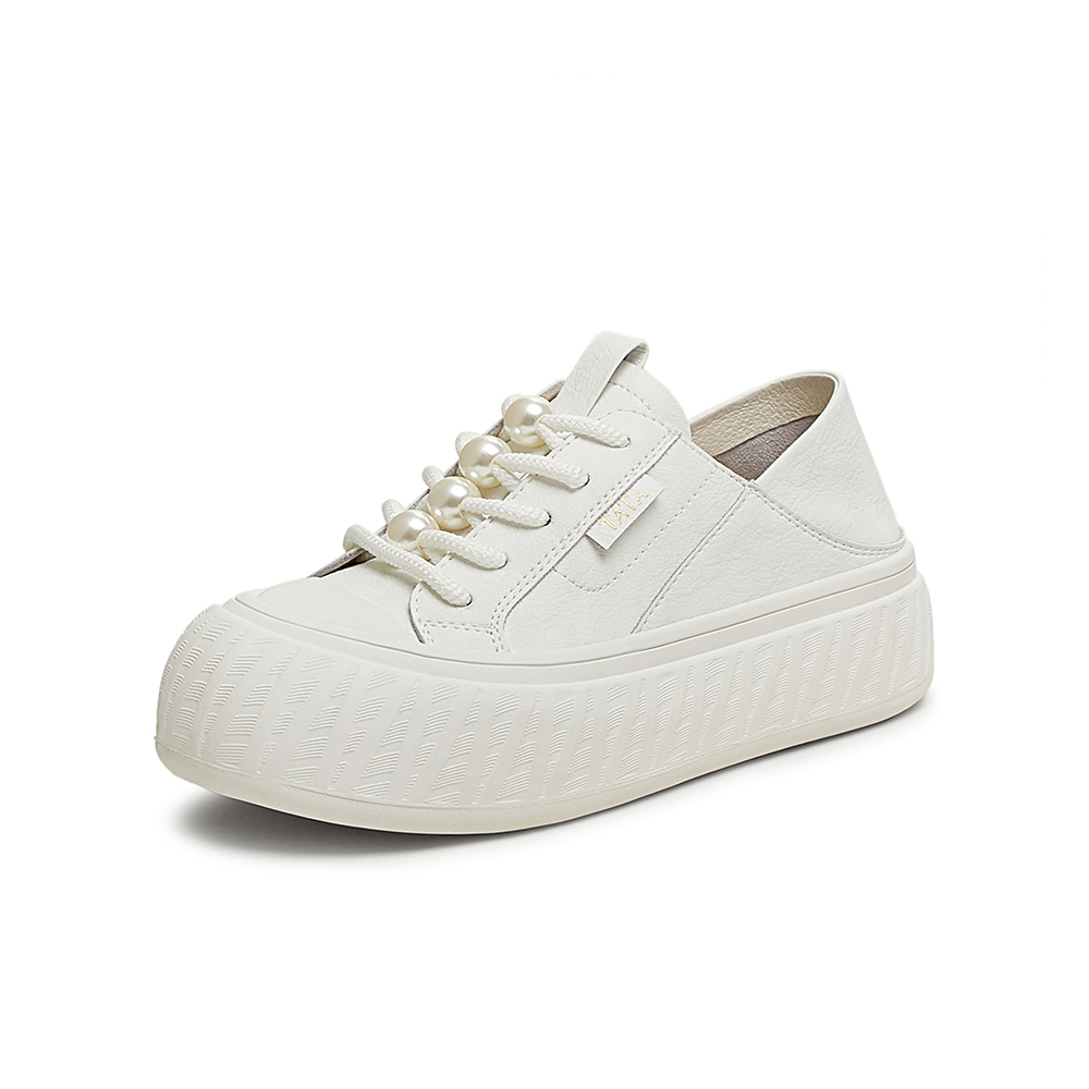 TATA/他她2025夏商场同款运动时尚休闲女板鞋新款CT701BM5