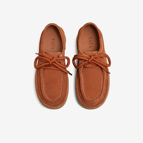 TATA/他她2025春商场同款时尚休闲勃肯鞋女新款CZG01AM5