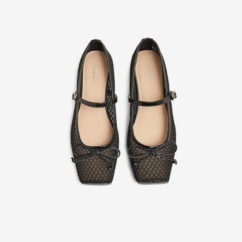 TATA/他她2025夏商场同款浅口女气质玛丽珍鞋新款JQF01BQ5